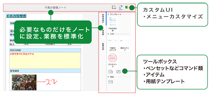 ノートテンプレート追加